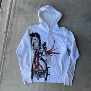 Y2K The Used In Love And Death Zip Hoodie M Zip Off Sleeves Emo 2000s distresed